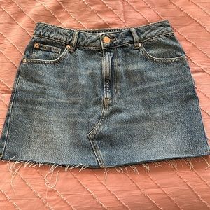 Garage Denim Mini Skirt